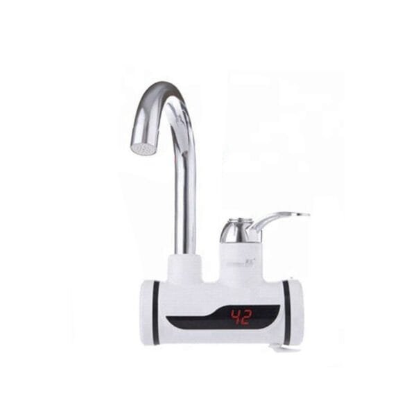 Tank-less Electric Hot Water Heater Faucet Kitchen Instant Heating Tap Water With LED